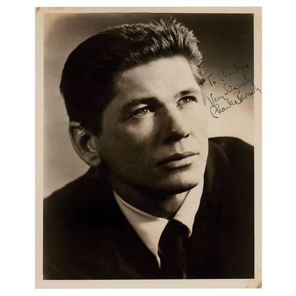 Charles Bronson Signed Photograph