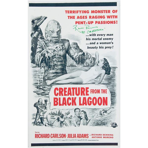 Creature From the Black Lagoon: Ricou Browning Signed Poster