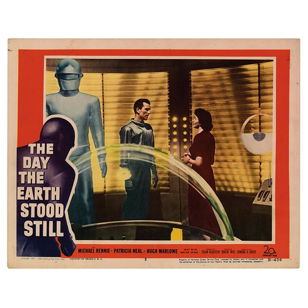 The Day The Earth Stood Still Lobby Card