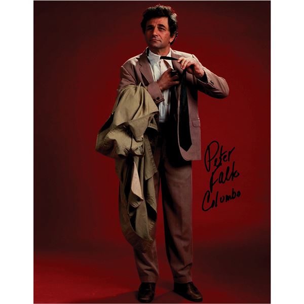 Peter Falk Signed Oversized Photograph