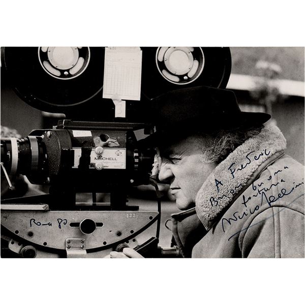 Federico Fellini Signed Photograph