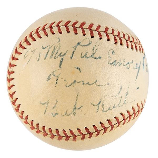 Babe Ruth Signed Baseball