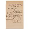 Image 1 : Simon Bolivar Buckner Autograph Letter Signed