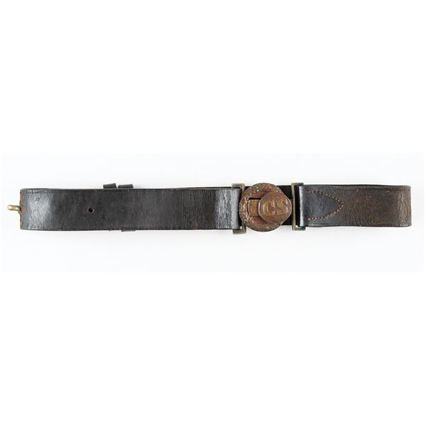 Confederate 'CS' Belt Clasp and Waist Belt
