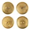 Image 2 : Confederate 'CSA' General Service Buttons (4) and State of Alabama Uniform Receipt