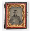 Image 1 : Confederate Soldier with Gun Tintype