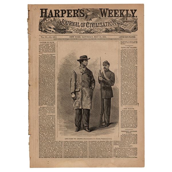 Jefferson Davis: Harper's Weekly Newspaper