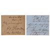 Image 1 : Gettysburg: Francis C. Barlow and John B. Gordon Signatures