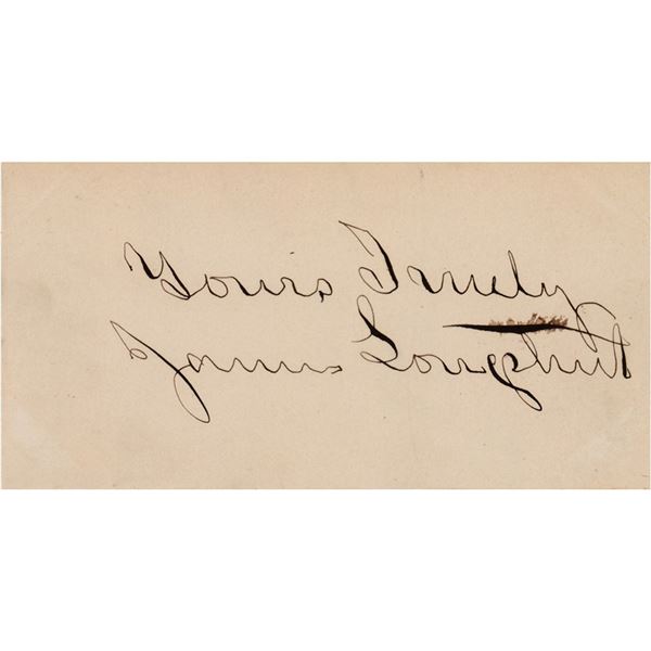 James Longstreet Signature