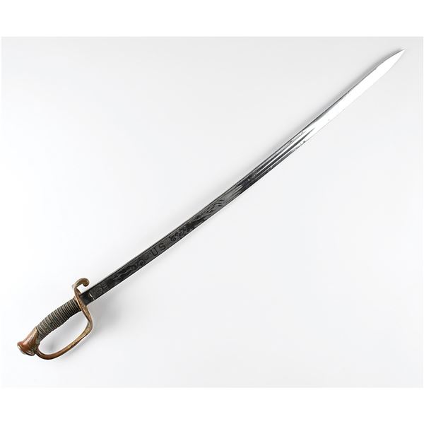 US Model 1850 Foot Officer's Sword by Ames Belonging to Lt. Frederick T. Brown, 44th MA Infantry