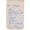 Image 3 : Moe Berg Handwritten Notebook and Signed Check
