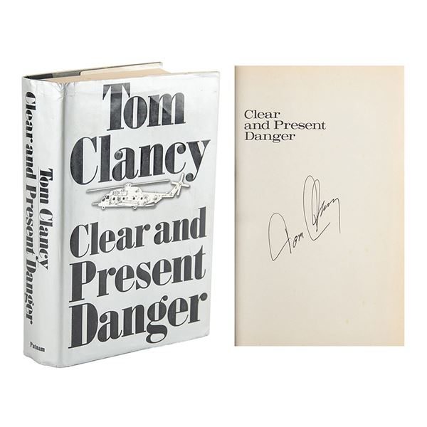 Tom Clancy Signed Book