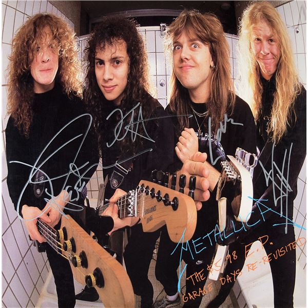 Metallica signed Garage Days Revisited album