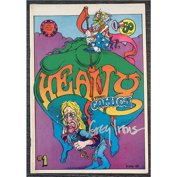 The Aug Greg Irons signed comic book