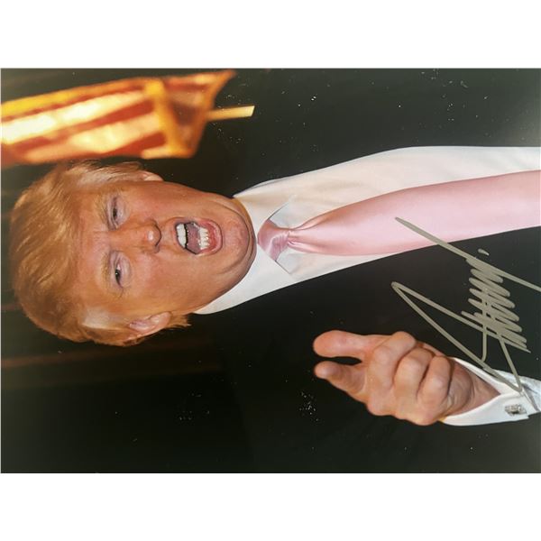 Donald Trump signed photo