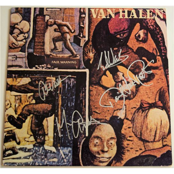 Van Halen signed Fair Warning album