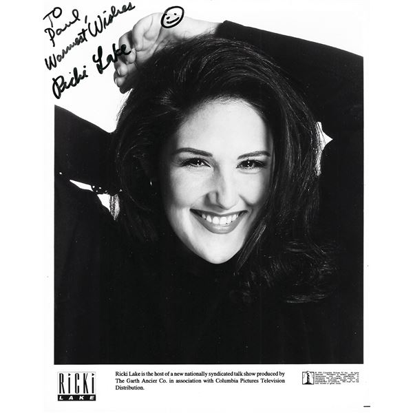 Ricki Lake signed photo