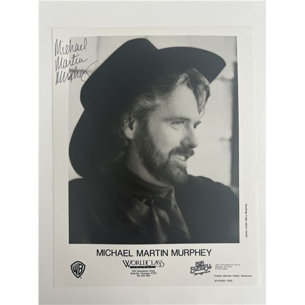 Michael Martin Murphey signed photo