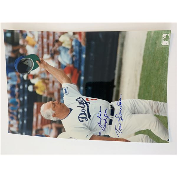 Tommy Lasorda signed photo