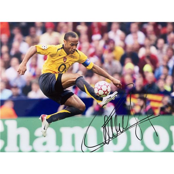 Thierry Henry signed photo