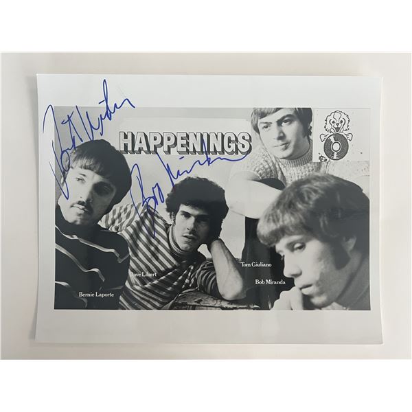 The Happenings signed photo