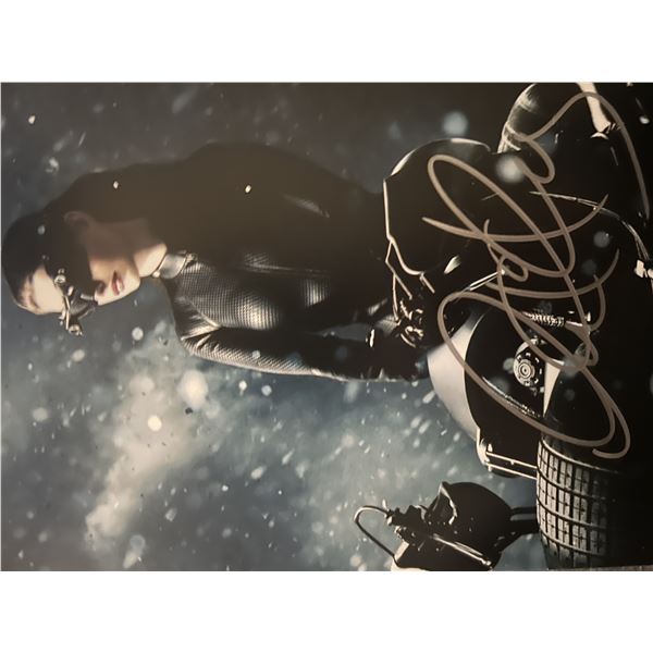 The Dark Knight Rises Anne Hathaway signed photo