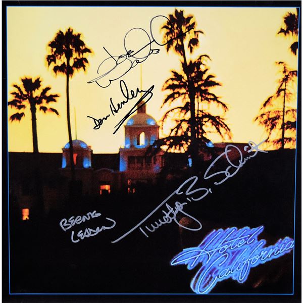 Eagles Hotel California signed album