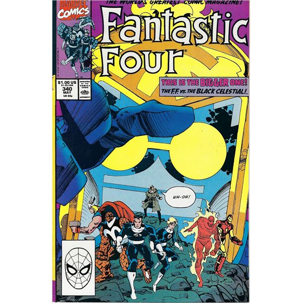 Fantastic Four Marvel Comic Book #340