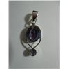 Image 2 : Medium color purple natural amethyst double pendan