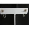 Image 2 : Peridot double stone stud earrings