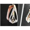Image 2 : Conch shell slice earrings
