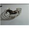 Image 1 : 925 sterling silver cuff with running