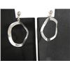 Image 1 : Hand crafted 925 sterling silver circle and stud