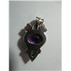 Image 2 : Purple amethyst and peridot pendant.