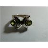 Image 1 : Size 5.5 2 stone peridot ring.