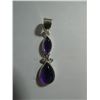 Image 1 : Fun cabachon amethyst pendant.