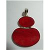 Image 2 : Red corral pendant .