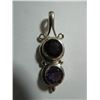Image 1 : 2 round brilliant amethyst gemstones