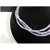Image 2 : 3 strand natural amethyst 18 inch necklace