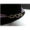 Image 3 : 3 strand natural amethyst 18 inch necklace