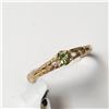 Image 2 : 14K YELLOW GOLD PERIDOT BABY  RING SIZE 3