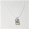 Image 2 : SILVER 18'  NECKLACE