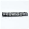 Image 2 : GUN METAL(48.5CT) THREAD BRACELET  (~WEIGHT 49.5G)