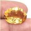Image 2 : CITRINE(12.95CT) OVAL CUT  20X15 MM