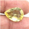 Image 2 : LEMON QUARTZ(8.9CT) LASER CUT PEAR 17X12 MM