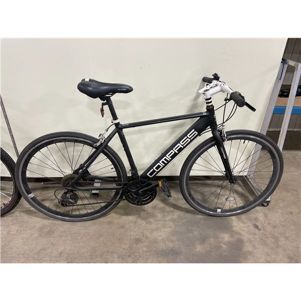 ALTON COMPASS BLACK 21 SPEED HYBRID STYLE RACING BIKE