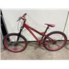 Image 2 : SPECIALIZED RED SINGLE SPEED FIXED GEAR FRONT SUSPENSION HYBRID STYLE BIKE WITH FULL DISC BRAKES