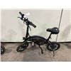 Image 2 : JETSON BLACK SINGLE SPEED ELECTRIC ASSISTED MINI BIKE WITH FULL DISC BRAKES ( NO KEYS, NO CHARGE,