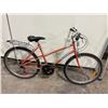 Image 2 : 2 BIKES: MIELE VERONA PURPLE 21 SPEED HYBRID STYLE ROAD BIKE & NORTH COUNTRY MTB ORANGE 12 SPEED
