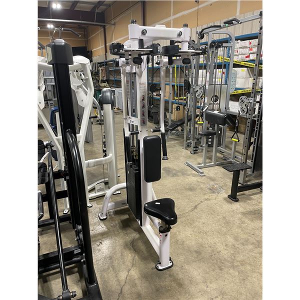 ATLANTIS P-156 WHITE COMMERCIAL SEATED CHEST / SHOULDERS PRESS